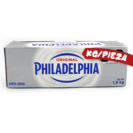 QUESO CREMA BARRA PHILADELPHIA KG PIEZA