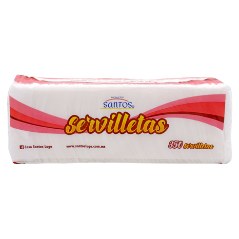 SERVILLETA ECONOMICA SANTOS 350 HOJAS