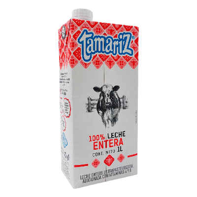 LECHE ENTERA NATURA TAMARIZ 1 LT PIEZA