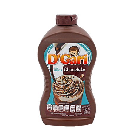 JARABE DE CHOCOLATE D GARI 453 ML PIEZA