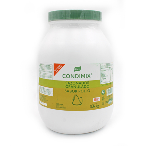 CALDO DE POLLO CONDIMIX 3.6 KG PIEZA