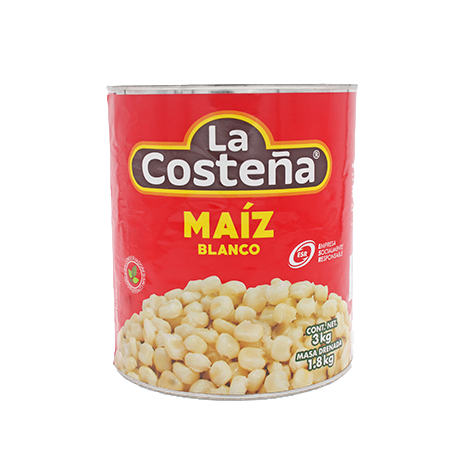 MAIZ POZOLERO LA COSTEÑA 3 KG PIEZA