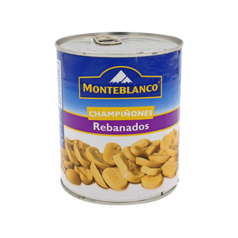 CHAMPIÑON REBANADOS MONTE BLANCO 800 GR PIEZA