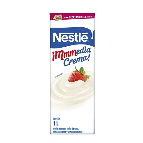 MEDIA CREMA NESTLE 1 LT PIEZA