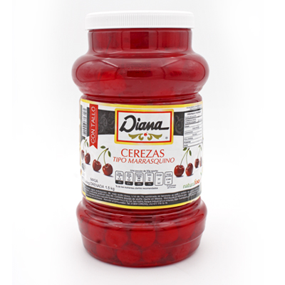 CEREZA ROJA CON TALLO DIANA 3.44 PIEZA