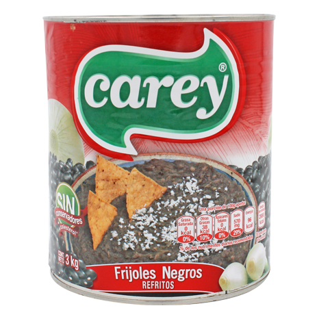FRIJOLES NEGROS CAREY 3 KG PIEZA