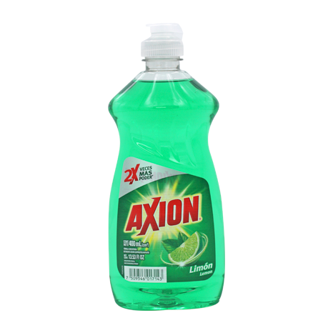 LAVATRASTE LIQUIDO LIMON AXION DE 400 ML PIEZA